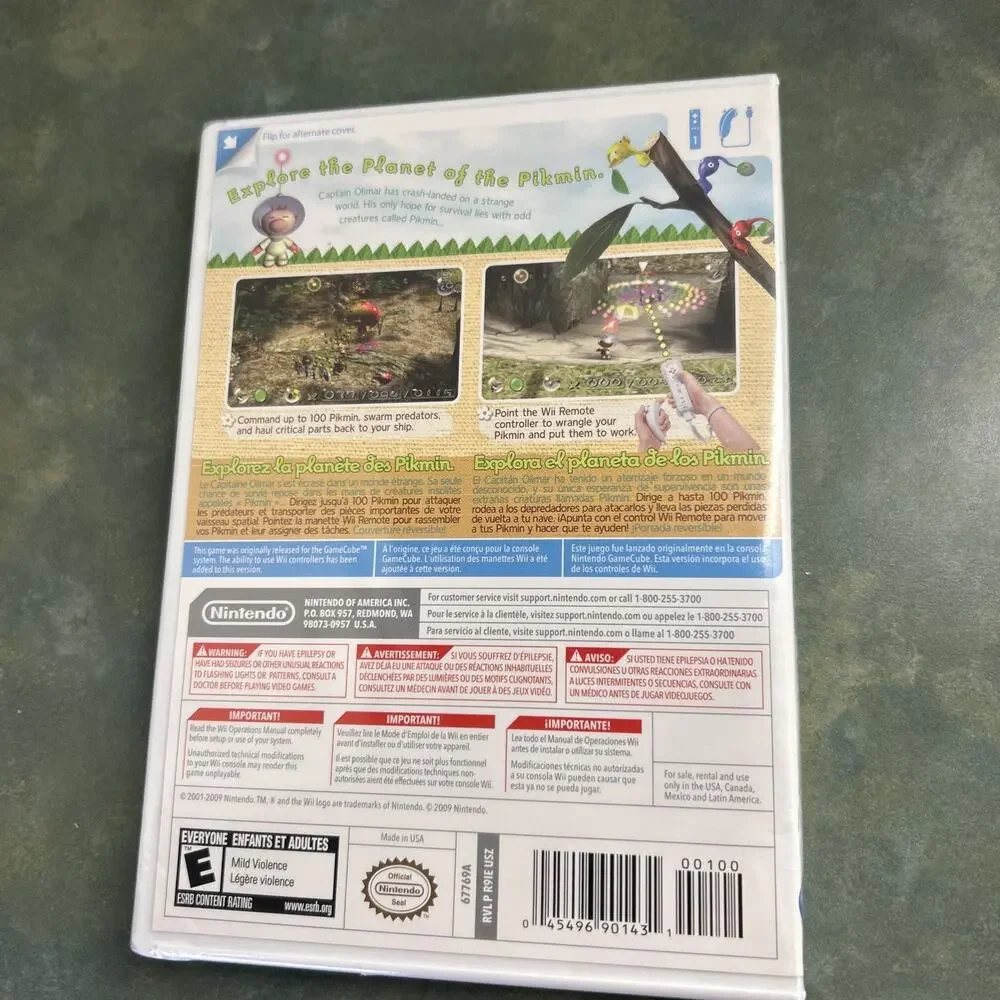 Pikmin Nintendo Wii 2009 Brand New Factory Sealed Everyone Real Time Strategy